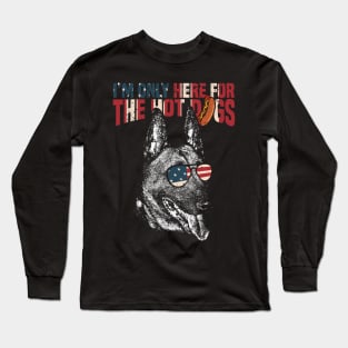 Belgian Malinois Shirt Funny 4th of July Pup Tee Long Sleeve T-Shirt